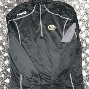 Mens PING Kent State Golf zip up